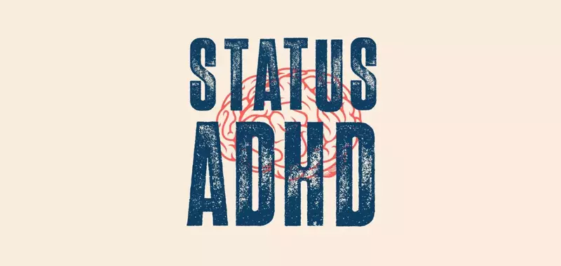 Logo til podcast Status ADHD